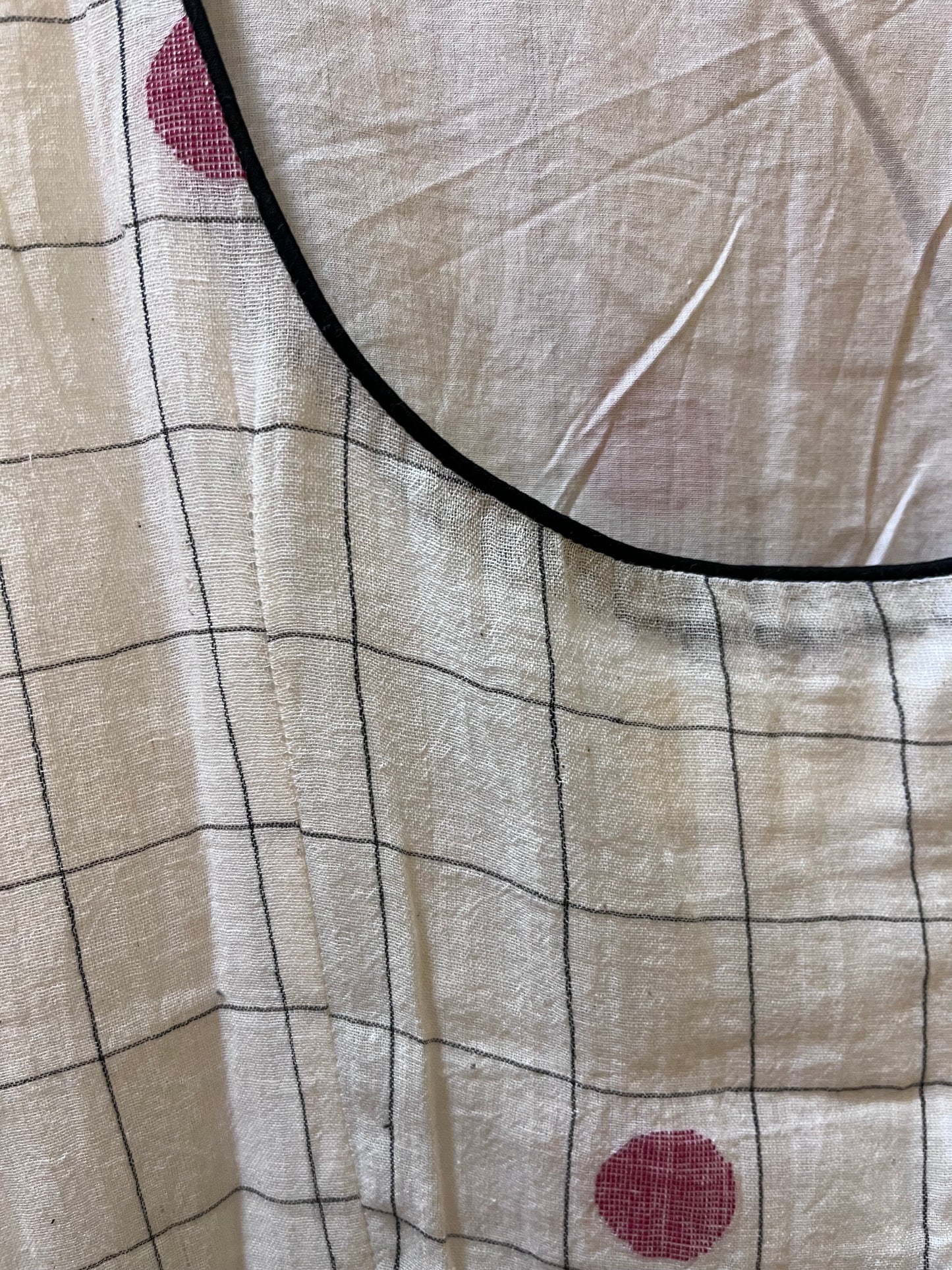 Dhavala Chowka Jamdani Dress