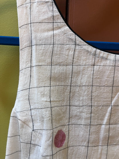Dhavala Chowka Jamdani Dress