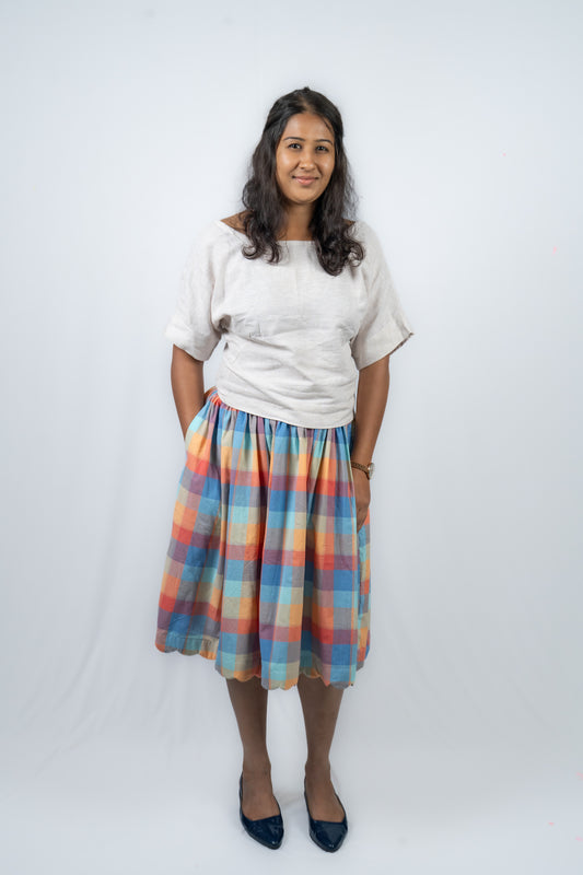 Chowka Scallop Skirt