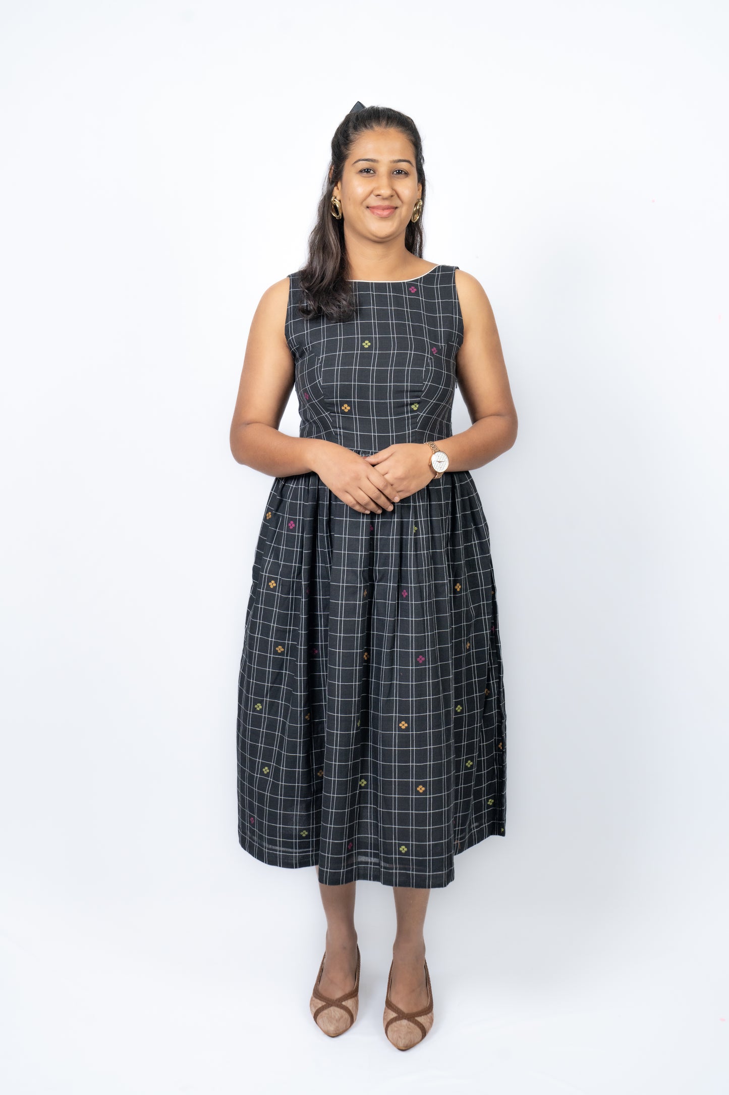 Kasthuri Jamdani Dress