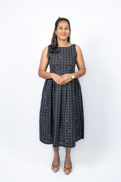 Kasthuri Jamdani Dress