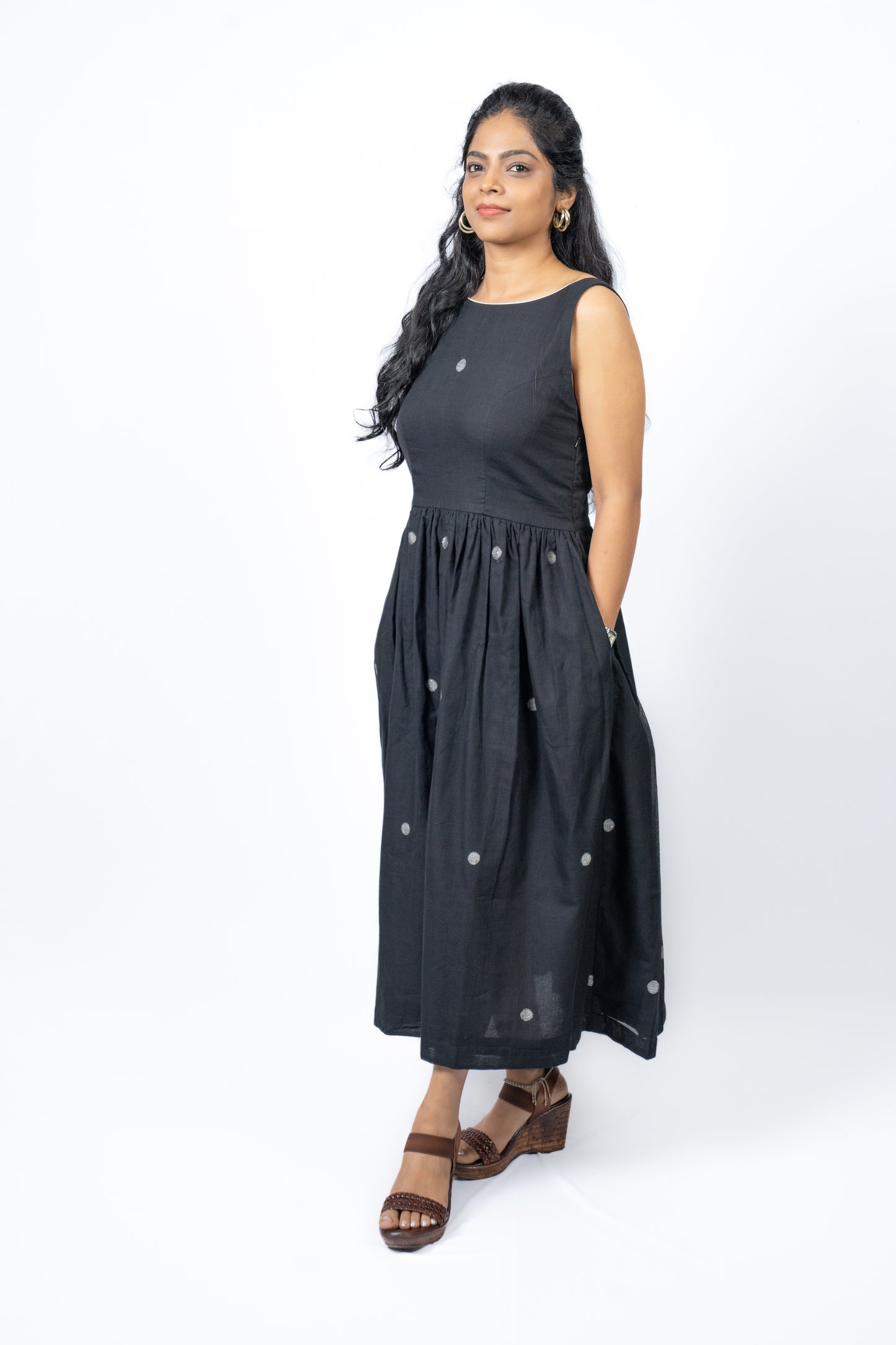 Krishna Jamdani Dress