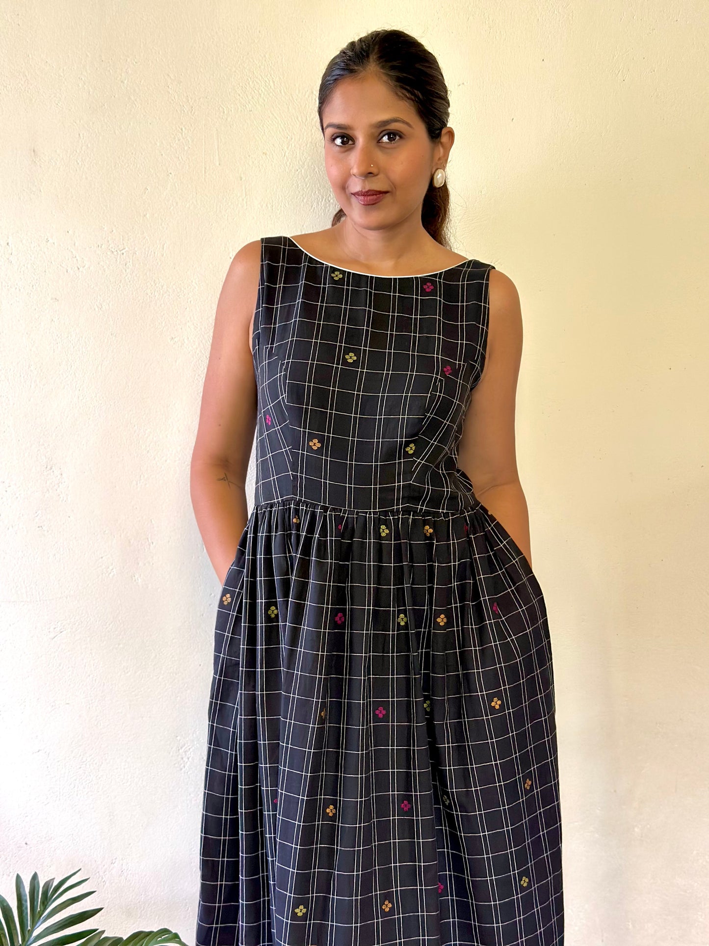 Kasthuri Jamdani Dress