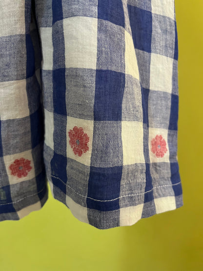 Neeli Chowka Jamdani Dress